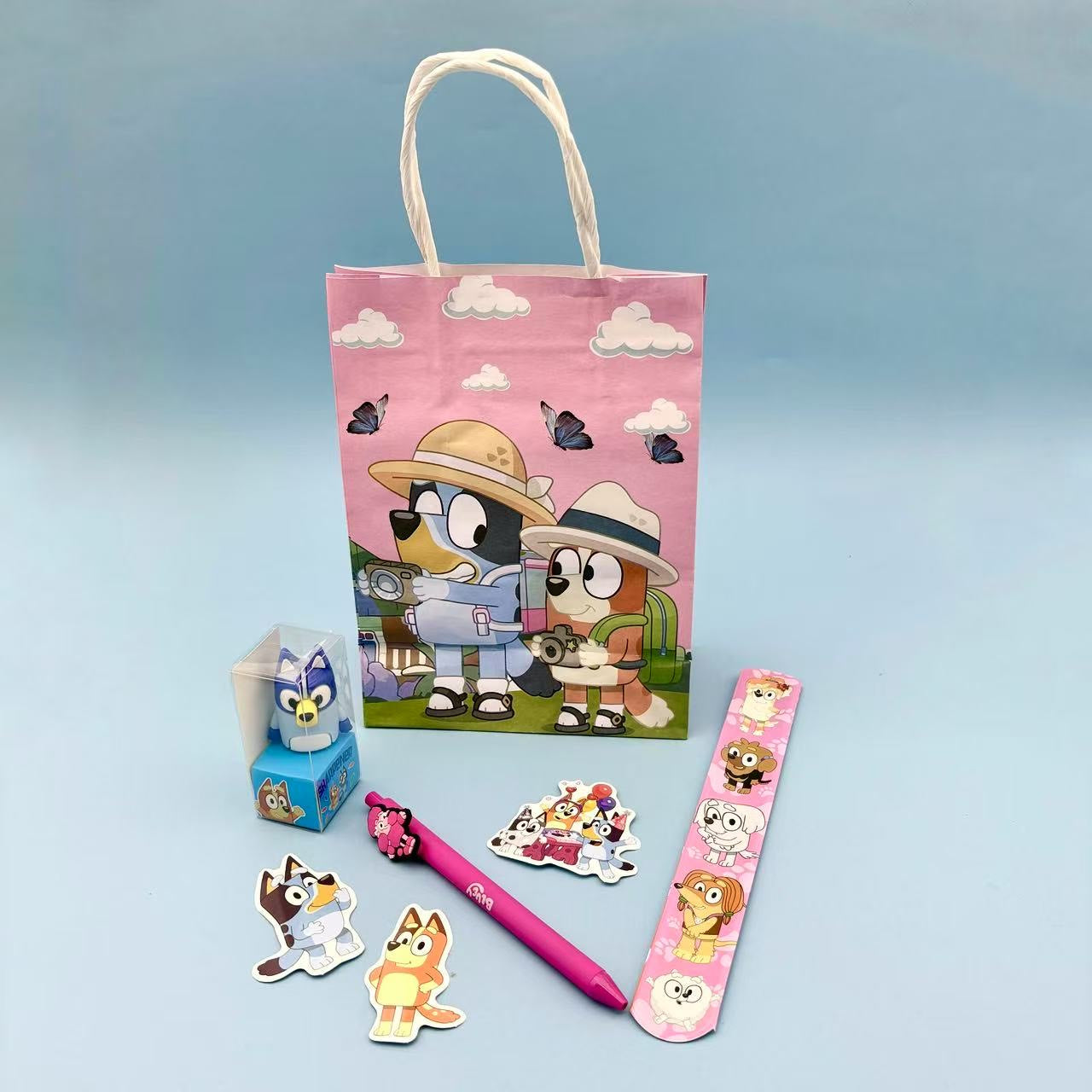 Bluey theme pre-filled party bags KiwiBunnyCo