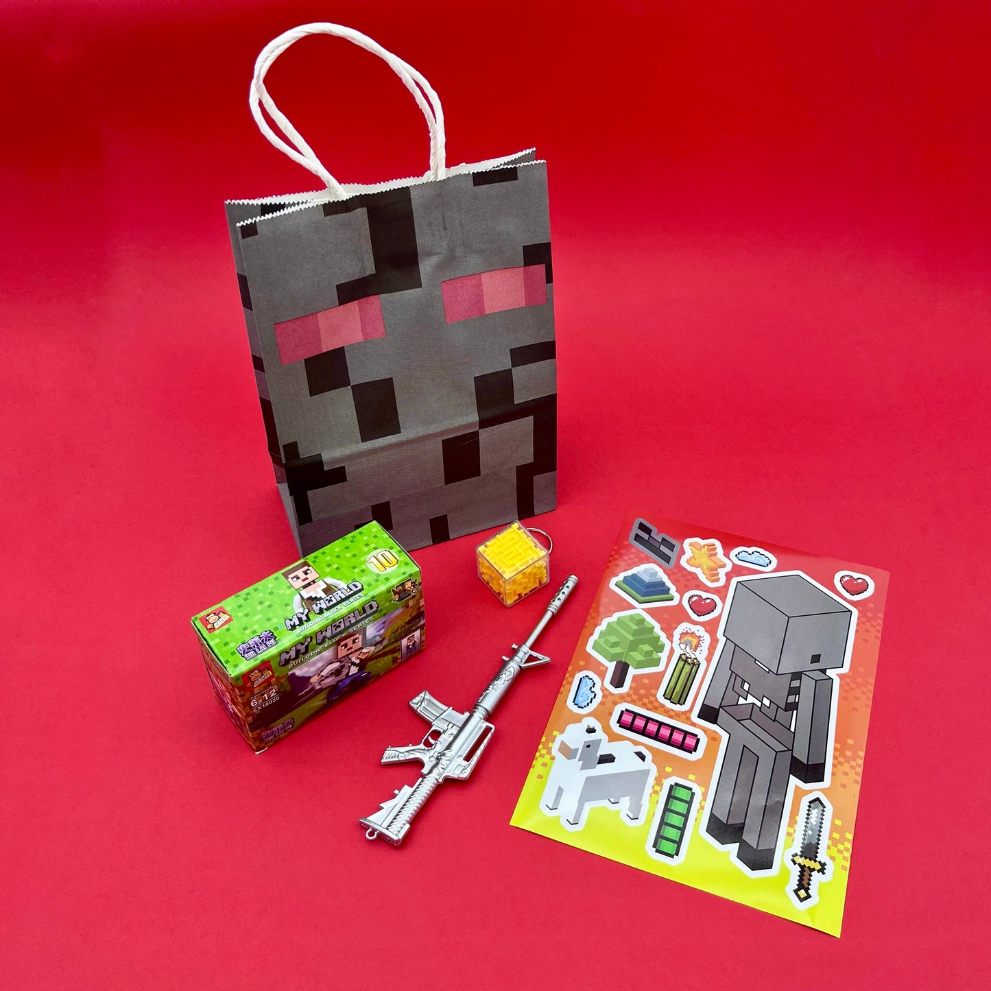 Minecraft Pre-Filled Party Bag KiwiBunnyCo