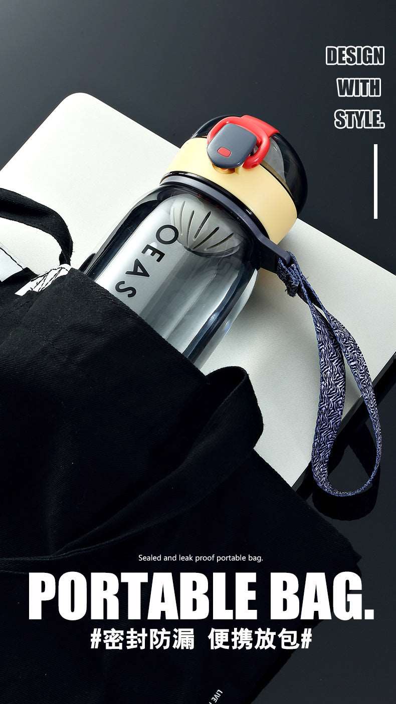 Children's Sports Water Bottle-Black 400ml