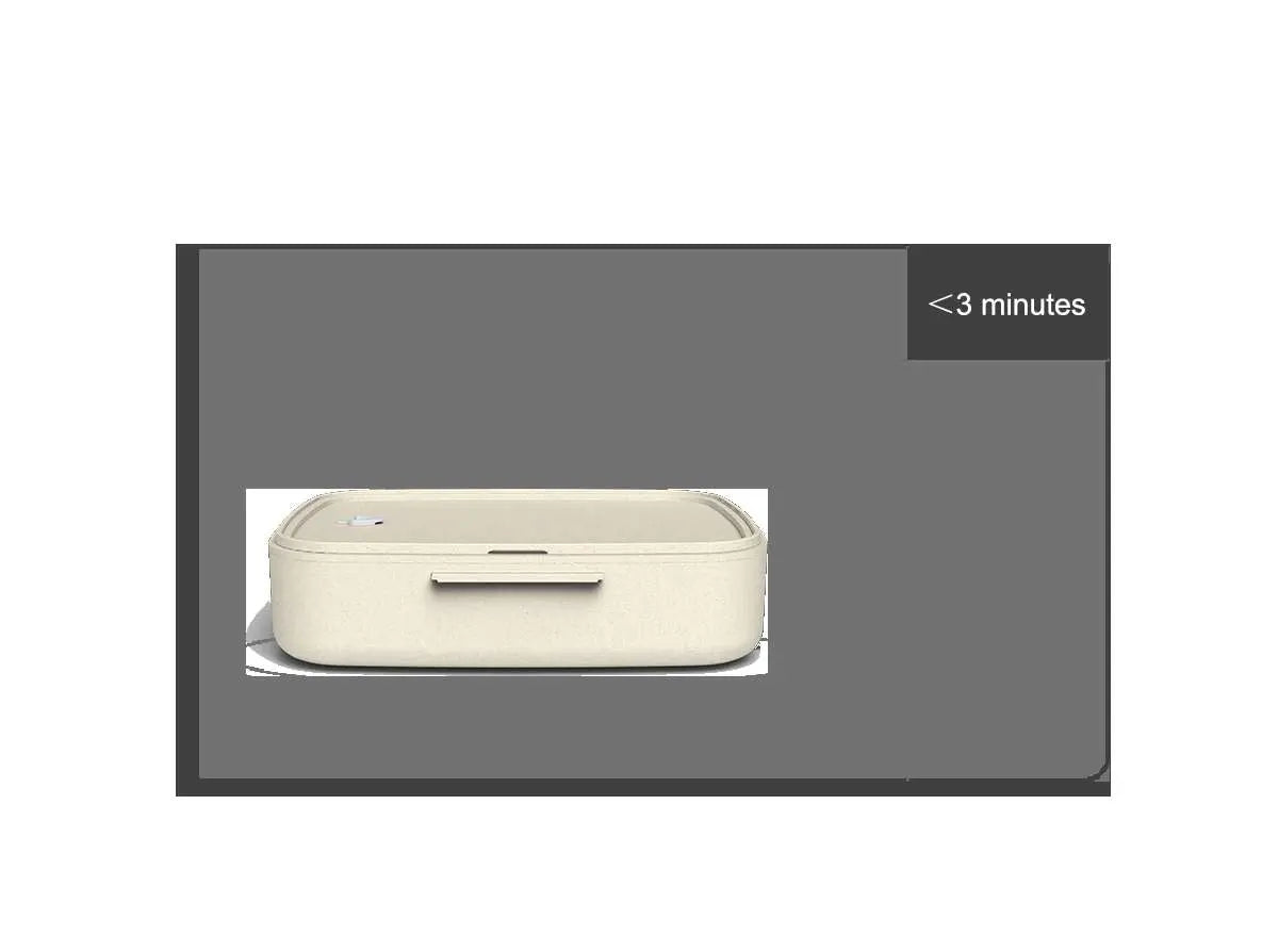 Eco friendly Wheat Straw Lunch box -Beige