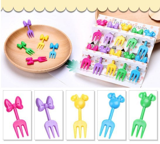 Mini Cartoon Toothpick Bento Lunches Decor KiwiBunnyCo
