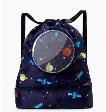 Kids swim bag /Kids sports beach camp backpack-Space