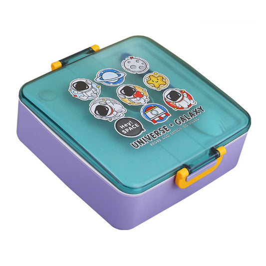 Galaxy 3-1 lunch box -Purple