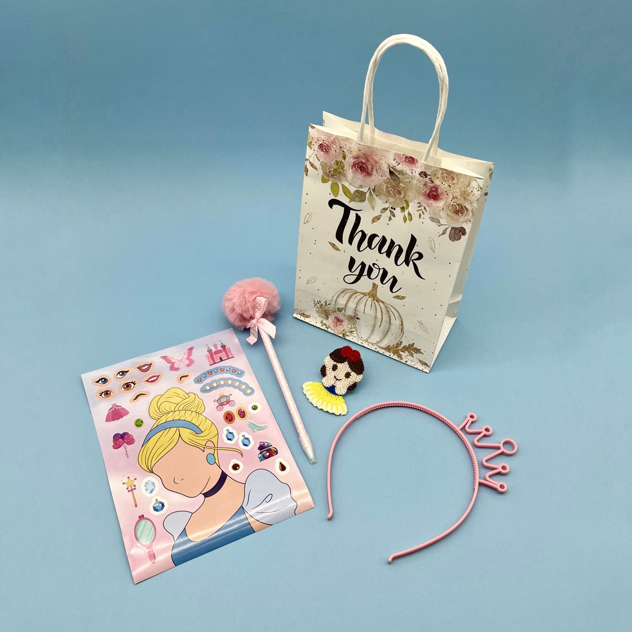 Princess theme party bag/ Disney princess pre filled goodie bag KiwiBunnyCo