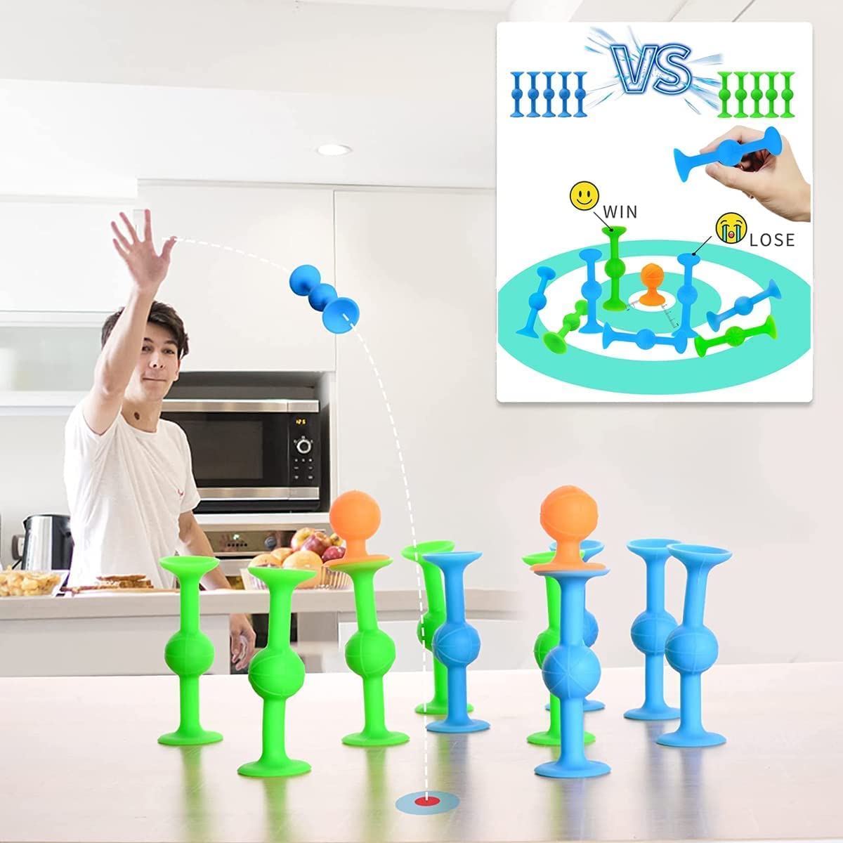 Silicone Suction Cup Darts Sucker Toys 10pcs (Suitable for all ages) KiwiBunnyCo