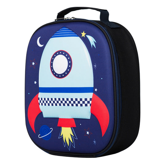 Kids 3D Insulated Lunch Box Bag- Rocket KiwiBunnyCo