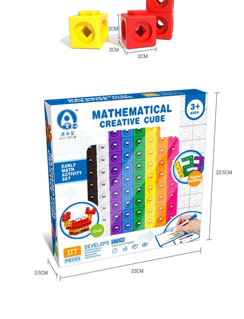 Math Learning Creative Cube/Educational Counting Toy