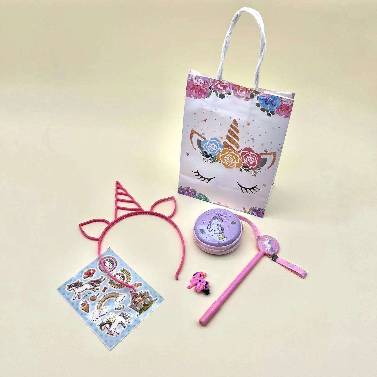 6-Piece Unicorn Pre-Filled Party Bag Set 1