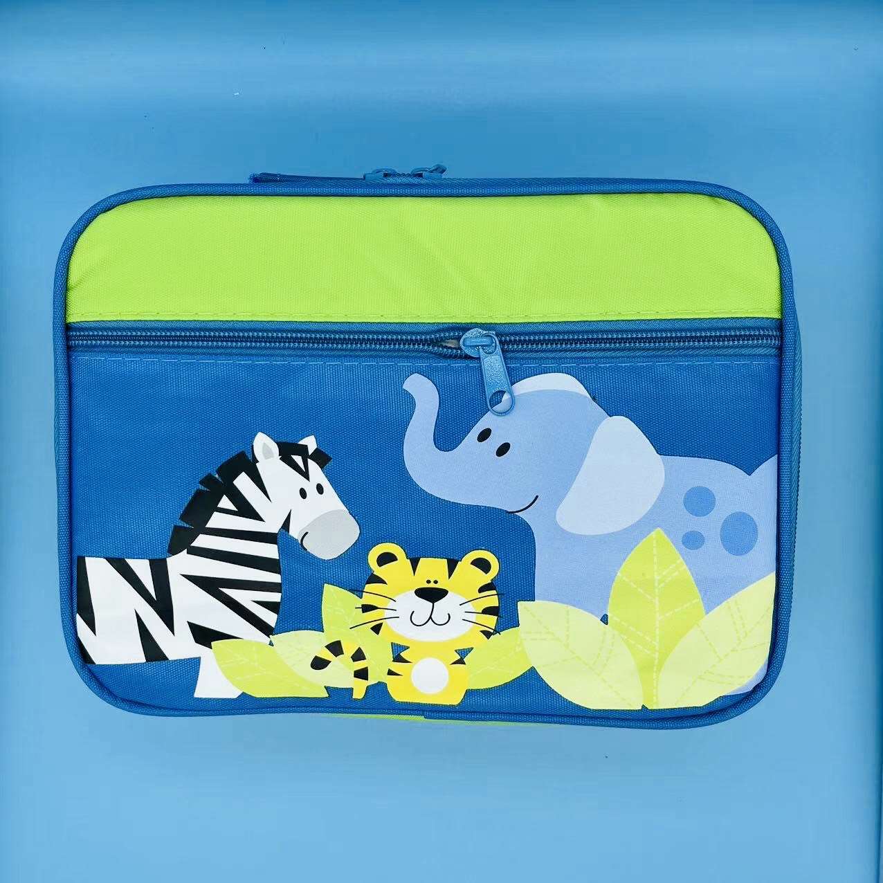 Kids Lunch box Insulated Soft Bag-Zoo